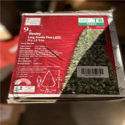 NEW! - Home Accents Holiday 9 ft. Pre-Lit LED Wesley Pine Artificial Christmas Tree
