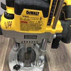 AS-IS DEWALT 20V MAX XR 2-1/4 Peak HP Brushless Cordless Plunge Router (Tool Only)