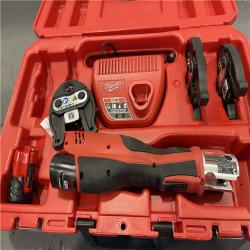 AS-IS - Milwaukee M12 12-Volt Lithium-Ion Force Logic Cordless Press Tool Kit