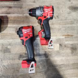 HOUSTON LOCATION - AS-IS (APPEARS LIKE NEW) MILWAUKEE FUEL 18V Lithium-Ion Brushless Cordless Hammer Drill and Impact Driver Combo Kit