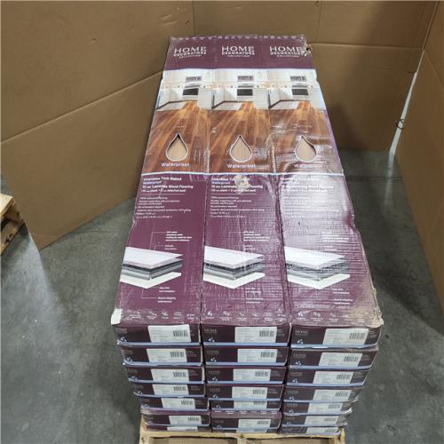 CALIFORNIA AS-IS LIKE NEW HOME DECORATORS COLLECTION CHAMBLEE TUCK WALNUT 12MM LAMINATE WOOD FLOORING