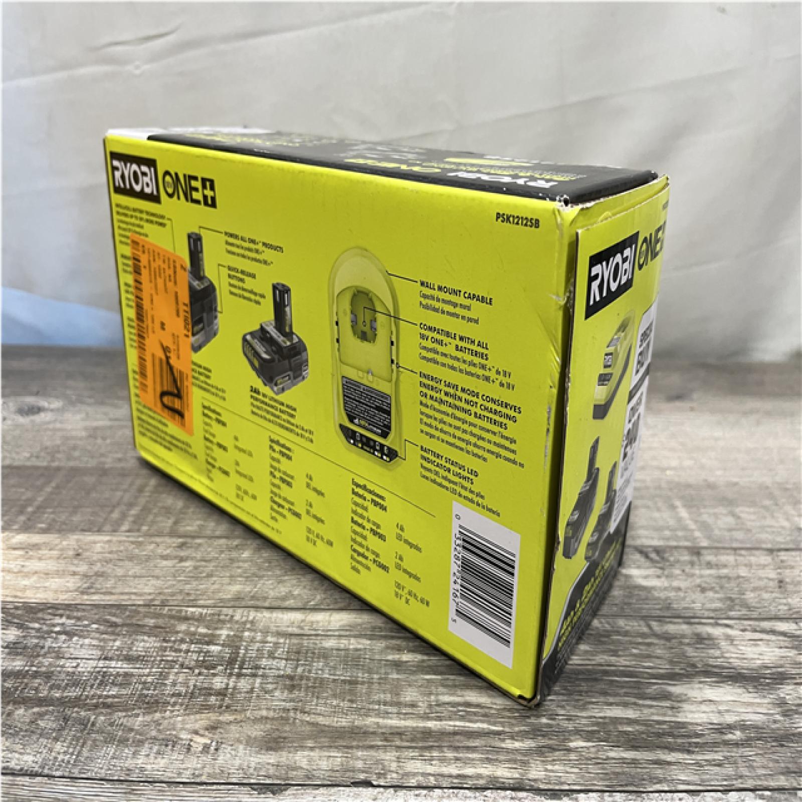 NEW - RYOBI ONE+ 18V Lithium-Ion Starter Battery  and Charger Kit