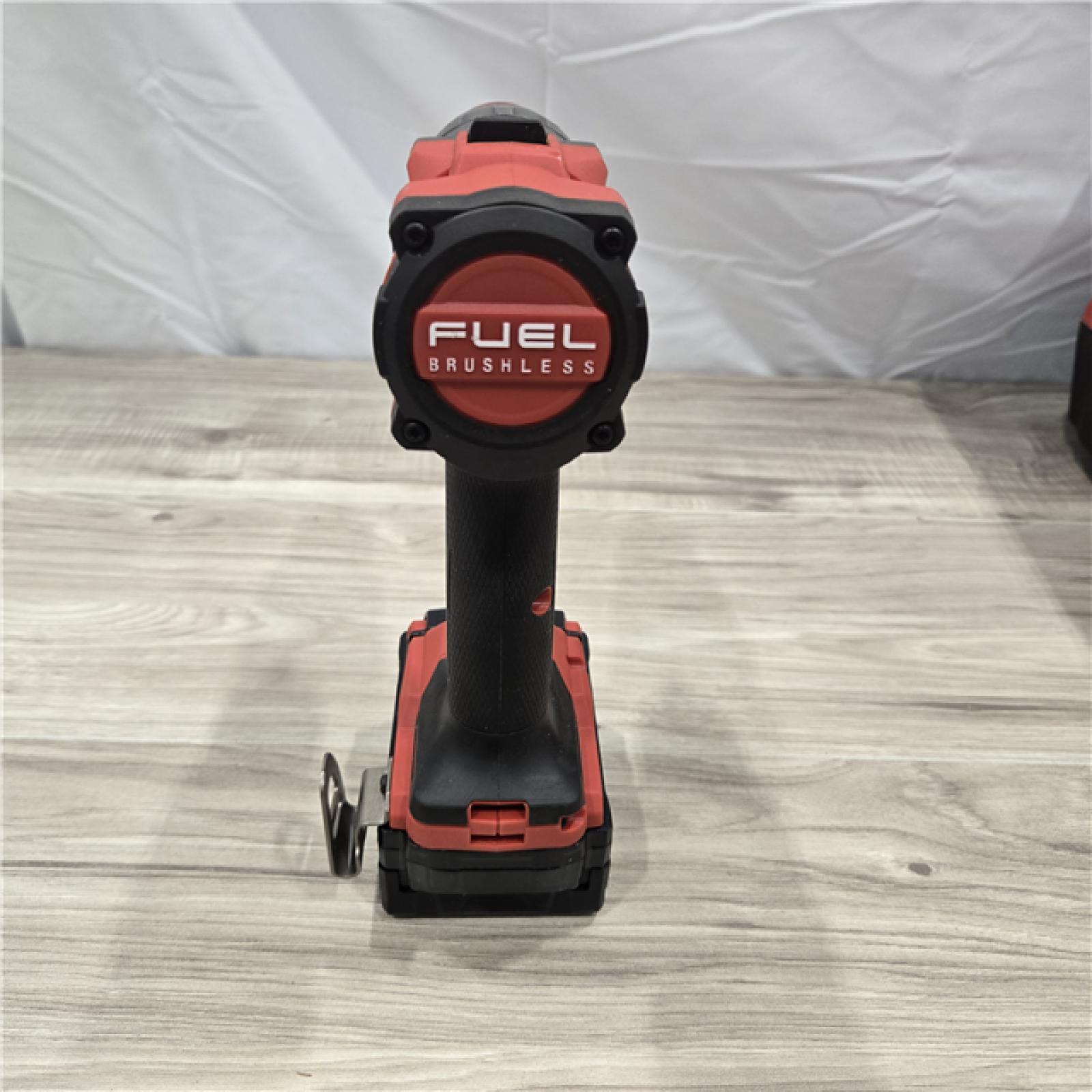 AS-IS Milwaukee 2904-22 Hammer Drill Driver Kit with Batteries  Charger & Tool Case  Red