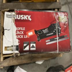 AS-IS Husky 3-1/2-Ton Low Profile Floor Jack with Quick Lift