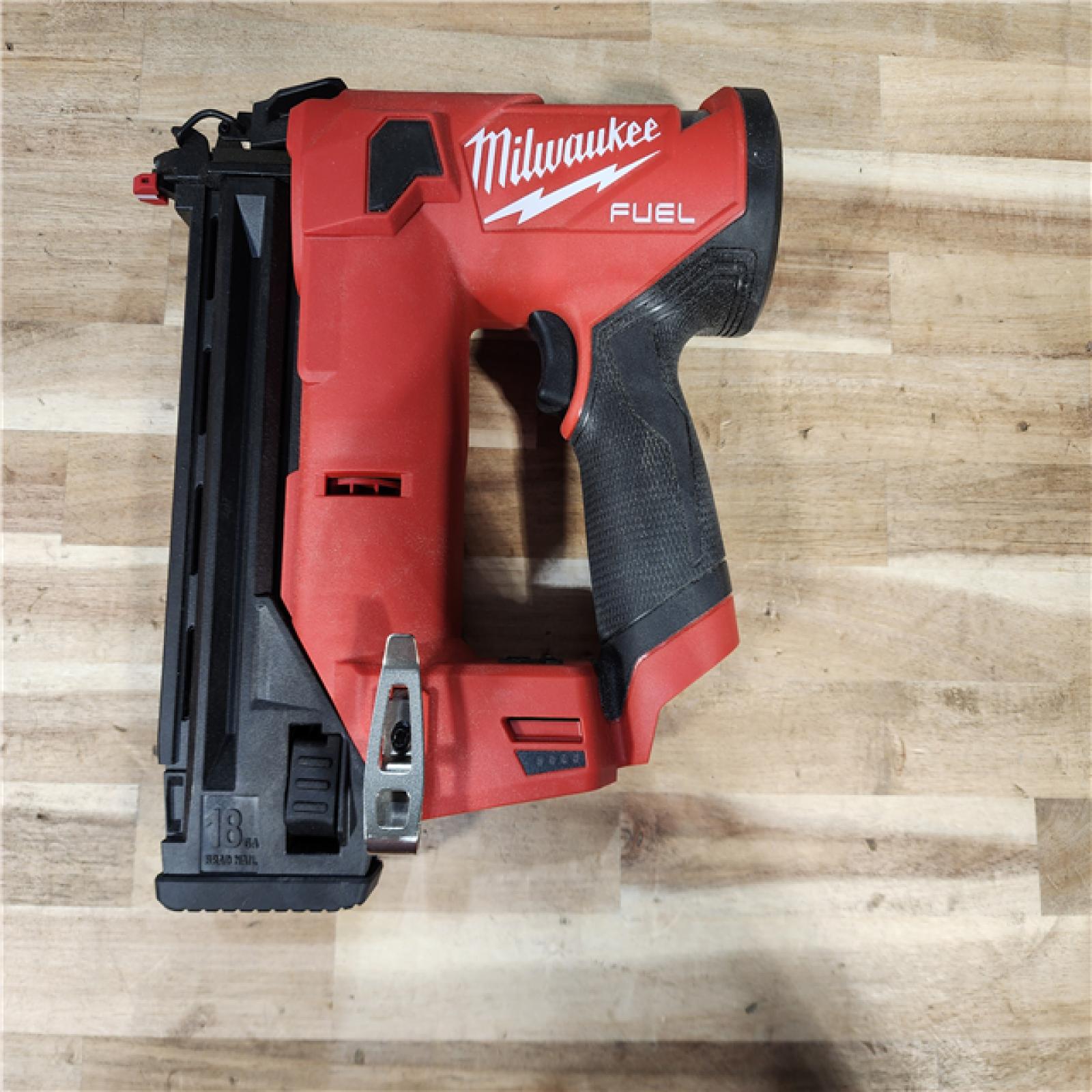 HOUSTON LOCATION - AS-IS Milwaukee FUEL 12-Volt Lithium-Ion Brushless Cordless 18-Gauge 1-1/2 in. Compact Brad Nailer (Tool Only)