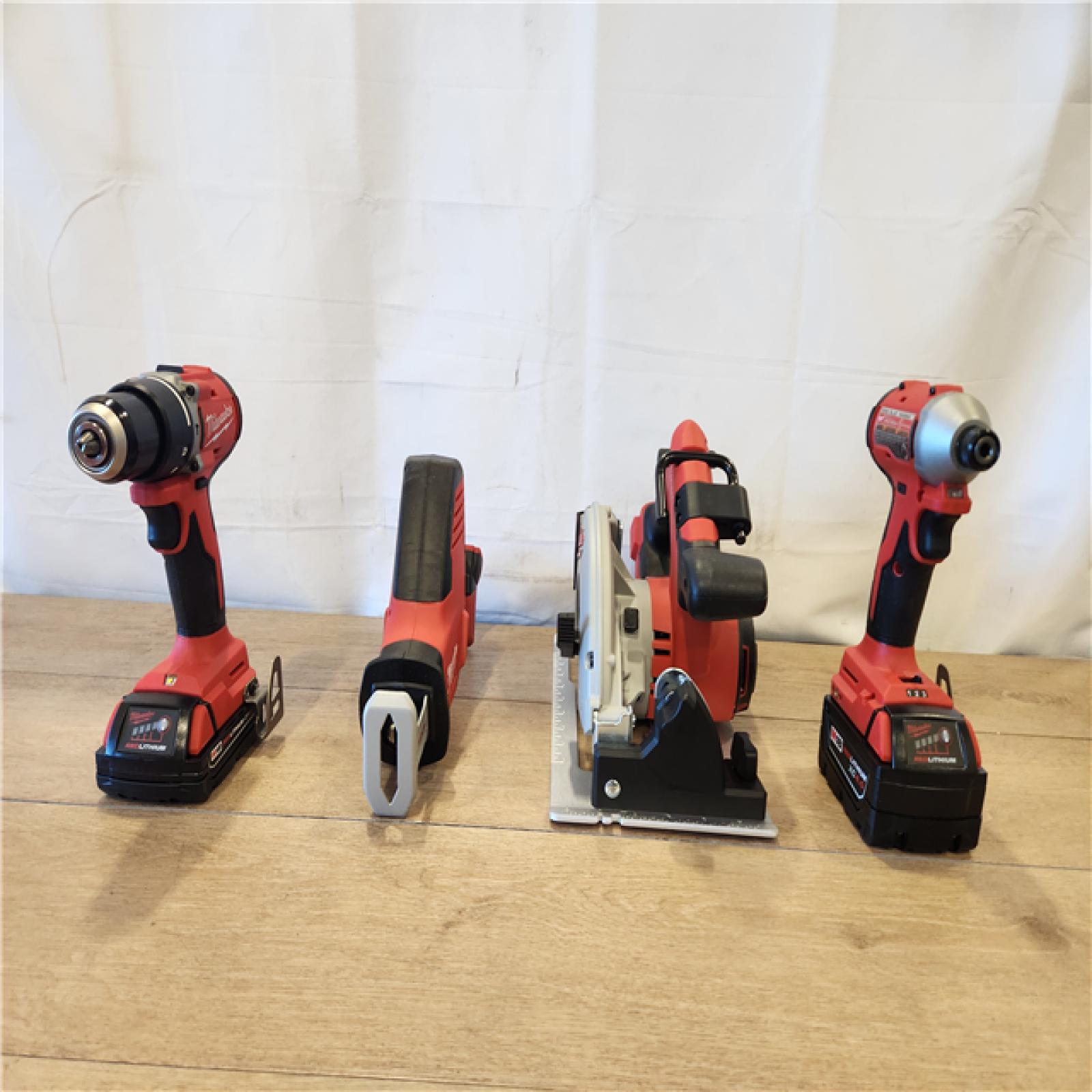 AS-IS- Milwaukee M18 4-Tool Combo Kit
