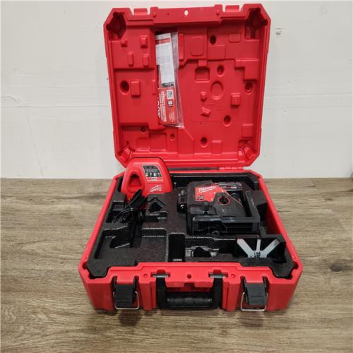 Phoenix Location Milwaukee M12 12-Volt Lithium-Ion Cordless Green 250 ft. 3-Plane Laser Level Kit with One 4.0 Ah Battery, Charger and Case