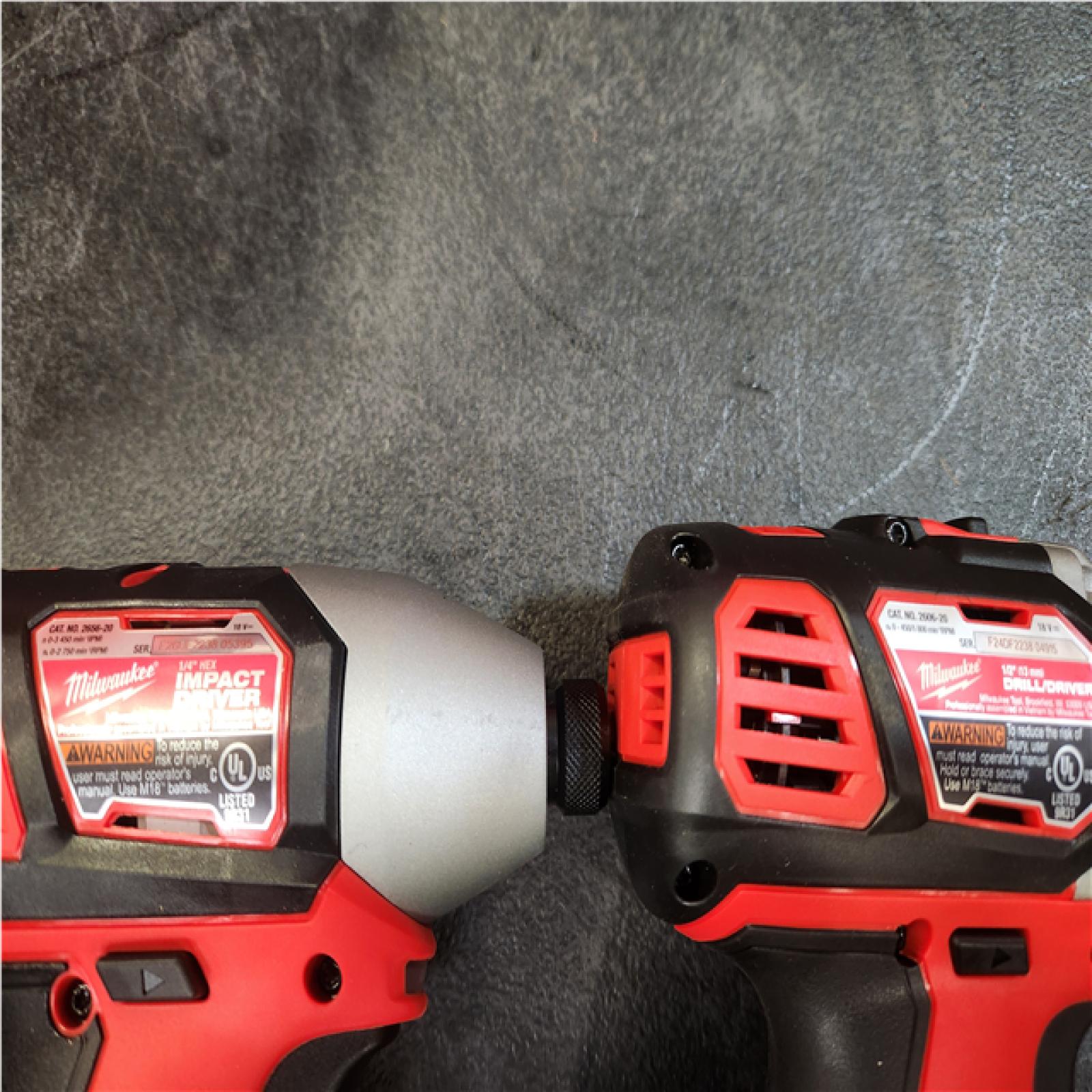 Phoenix NEW Milwaukee M18 18V Lithium-Ion Cordless Drill Driver/Impact Driver Combo Kit (2-Tool) W/ Two 1.5Ah Batteries  Charger Tool Bag