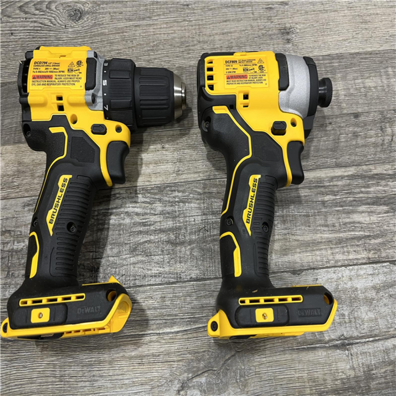 AS-IS DEWALT ATOMIC 20-Volt MAX Lithium-Ion Cordless Combo Kit