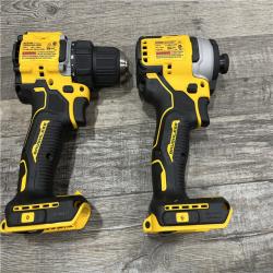 AS-IS DEWALT ATOMIC 20-Volt MAX Lithium-Ion Cordless Combo Kit