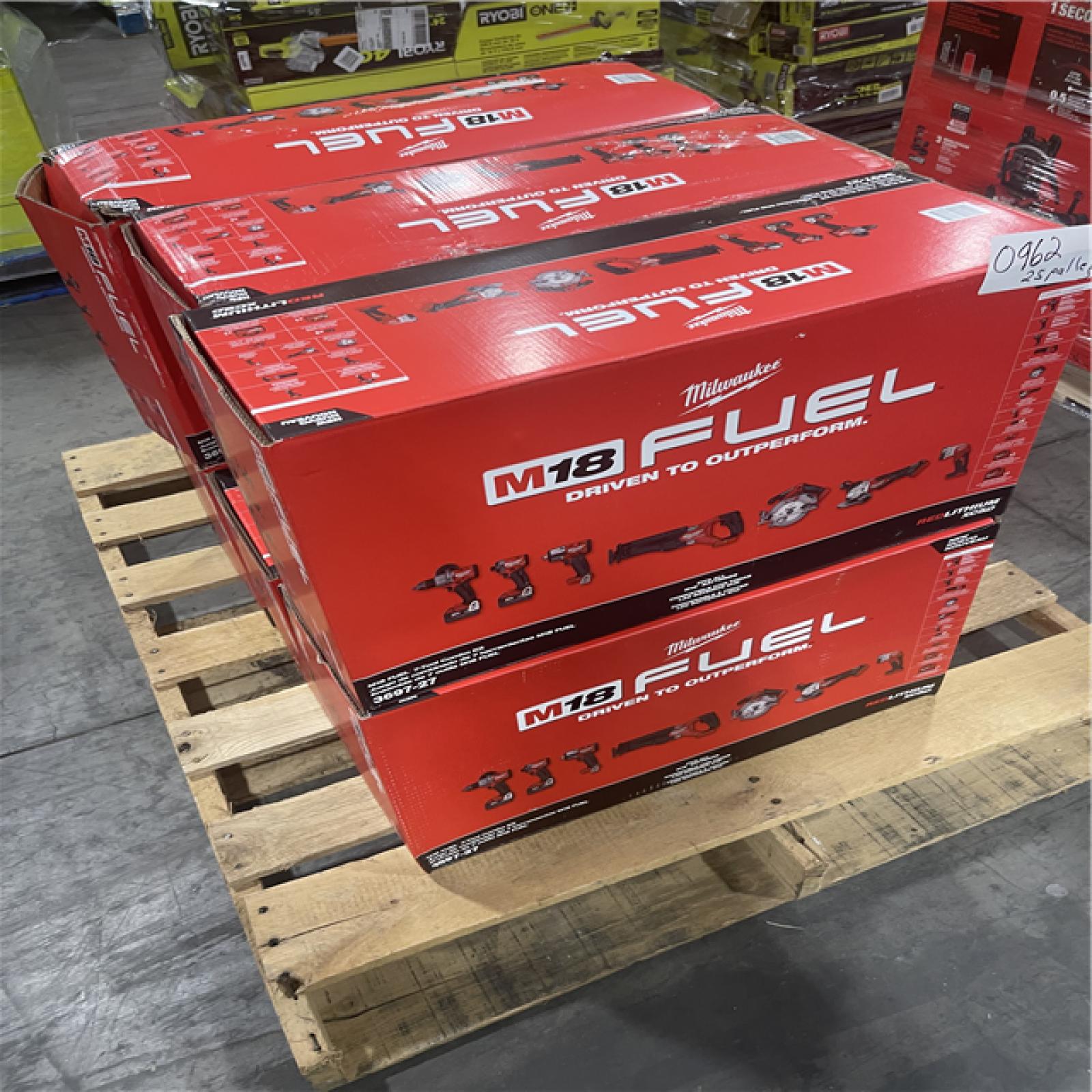 Pittston Location As-IS Power Tools Truckload (25 Pallets) 0926-A