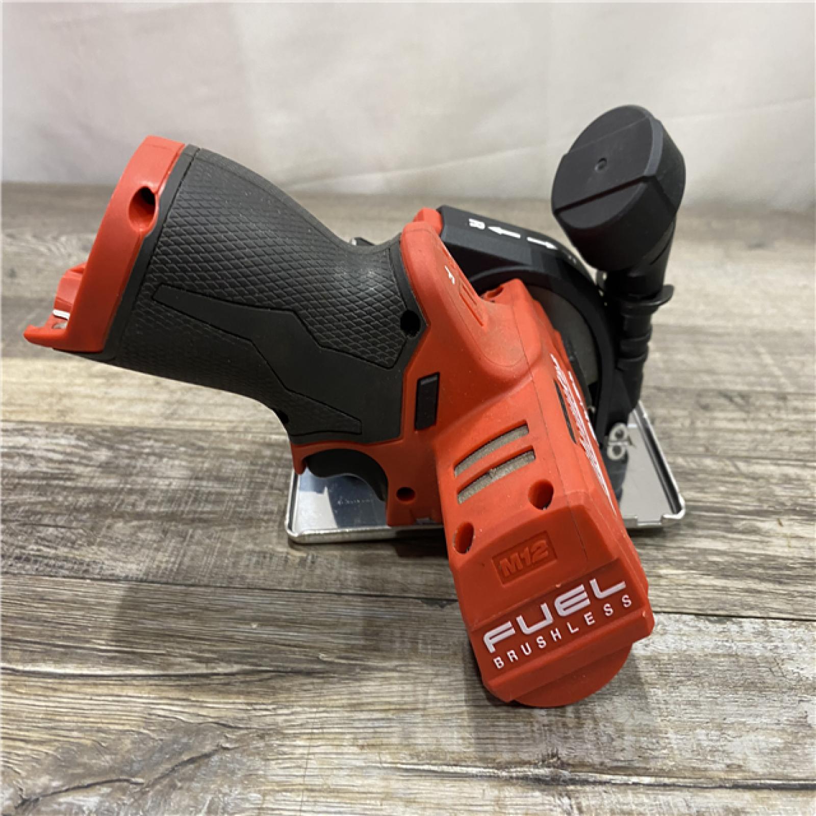 AS-IS Milwaukee  FUEL 12V Lithium-Ion Brushless Cordless 3 in. Cut Off Saw (Tool-Only)
