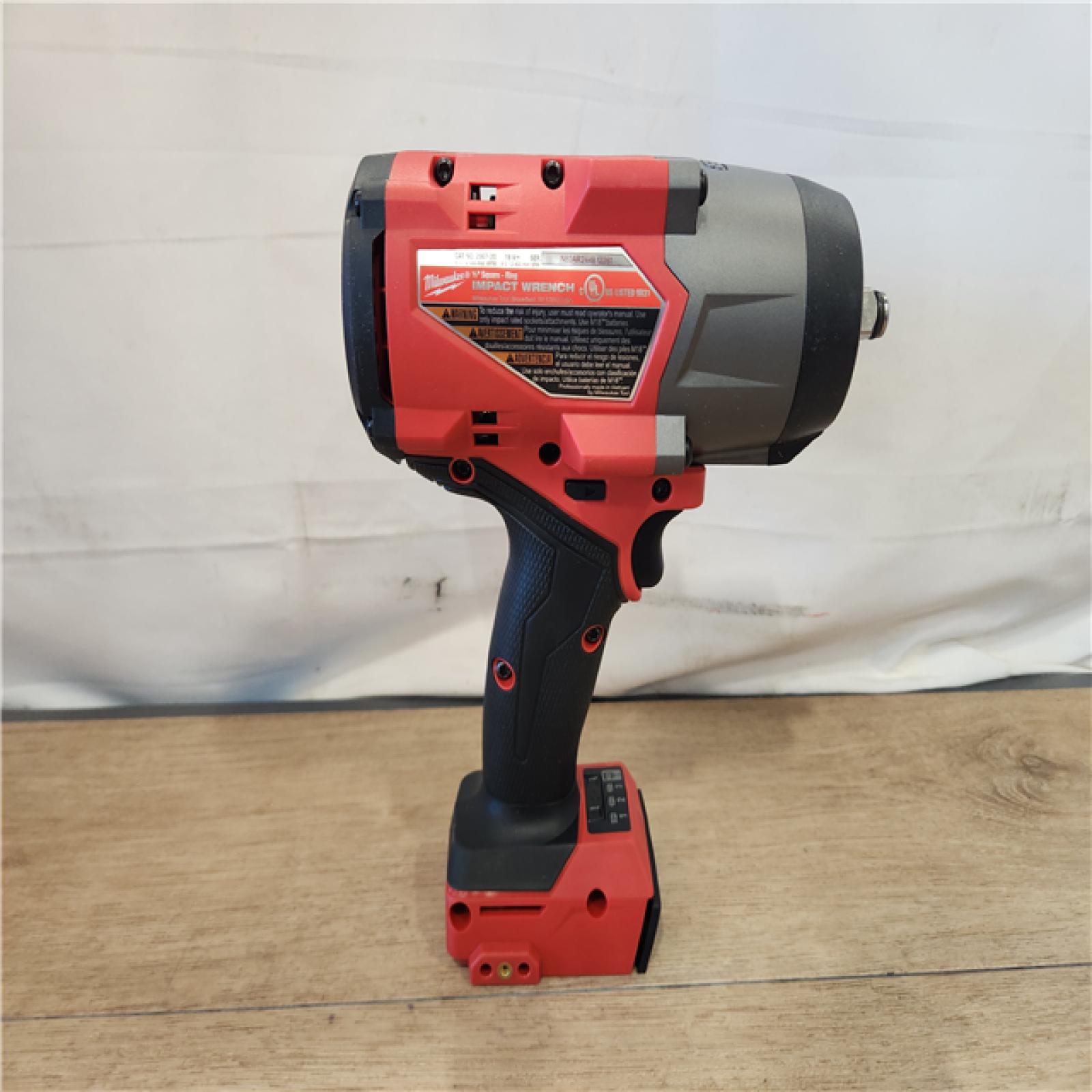 AS-IS- Milwaukee  FUEL 18V Lithium-Ion Brushless Cordless 1/2 in. Impact Wrench with Friction Ring (Tool-Only)