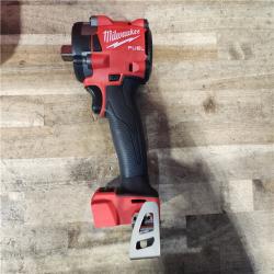 HOUSTON LOCATION - AS-IS (APPEARS LIKE NEW) Milwaukee M18 FUEL Brushless Cordless 1/2 Compact Impact Wrench W/ Pin Detent Kit