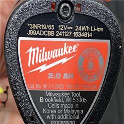 AS-IS Milwaukee Men's Large 12-Volt Lithium-Ion Cordless Axis Black Heated Vest Kit