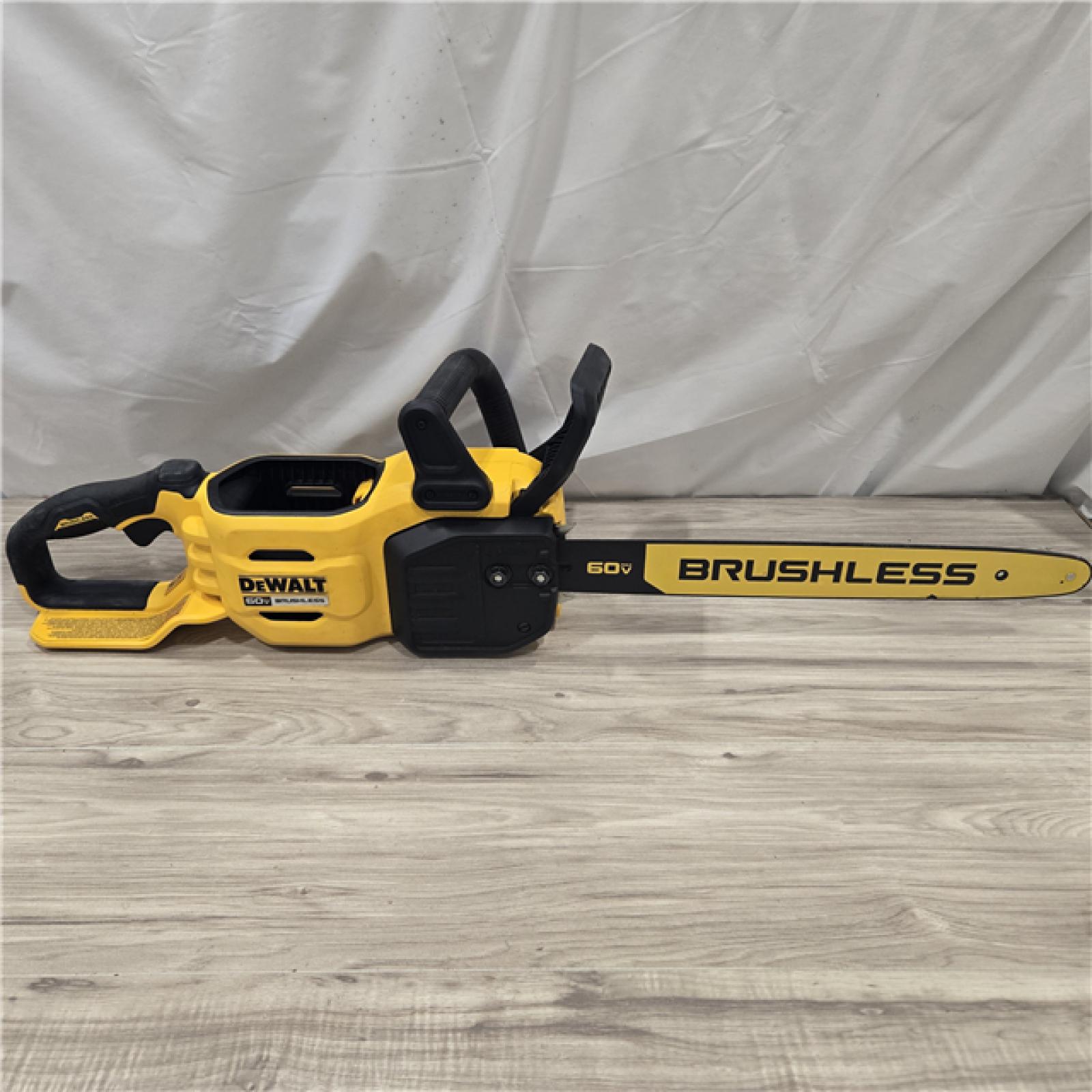 AS-IS DEWALT DCCS672B FLEXVOLT 60V MAX Cordless 18 Chainsaw (Tool Only)