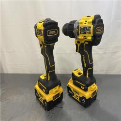 AS-IS - DEWALT 20V MAX XR Hammer Drill and ATOMIC Impact Driver 2 Tool Cordless Combo Kit