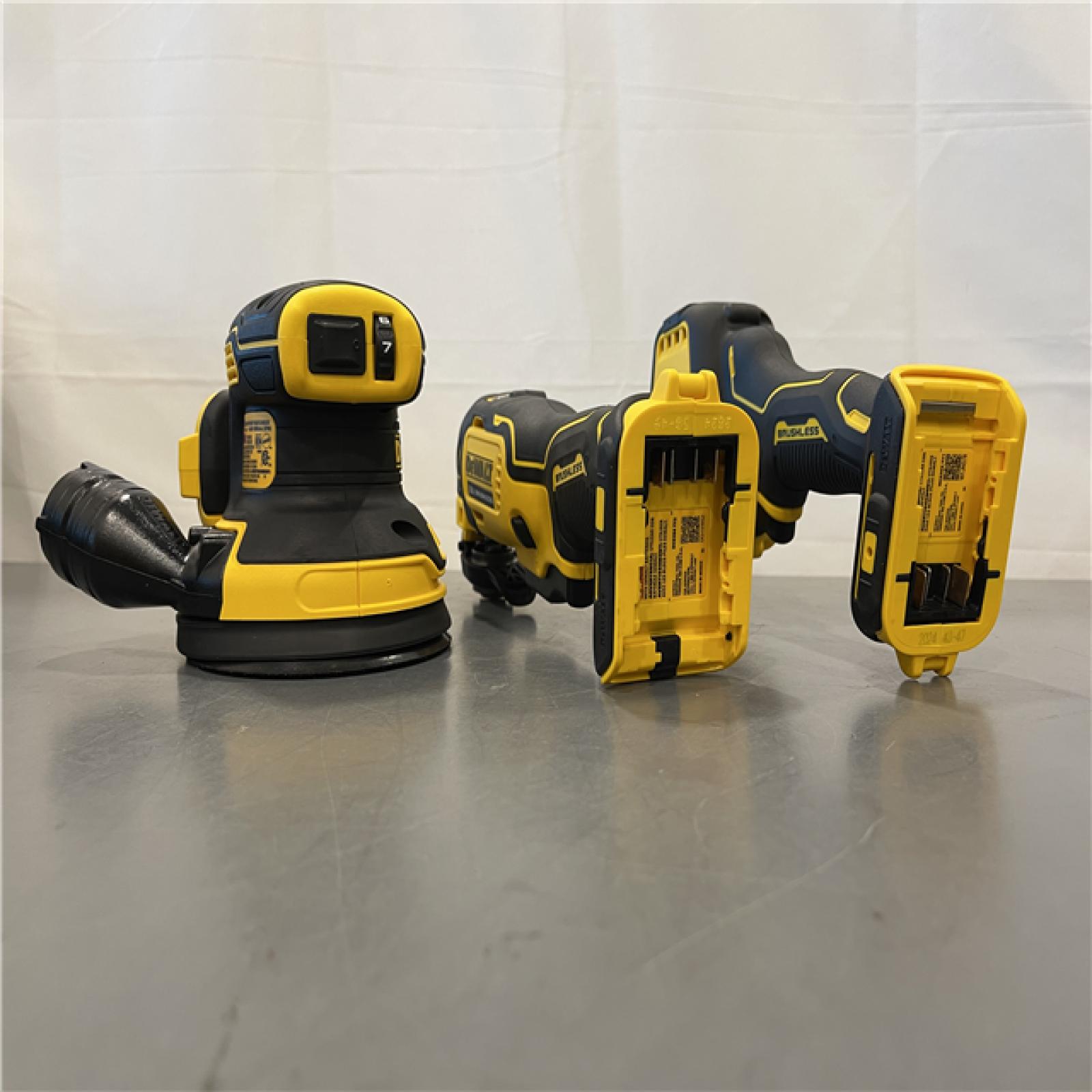 AS-IS - DEWALT 20-Volt MAX Lithium-Ion Cordless 7-Tool Combo Kit with 2.0 Ah Battery, 5.0 Ah Battery and Charger