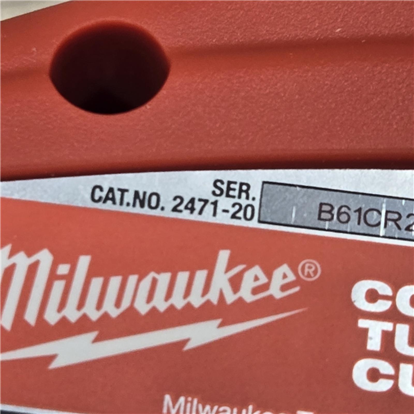 AS-IS Milwaukee M12 12V Cordless Copper Tubing Cutter (Tool-Only)