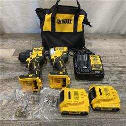 AS-IS DEWALT ATOMIC 20-Volt MAX Lithium-Ion Cordless Combo Kit