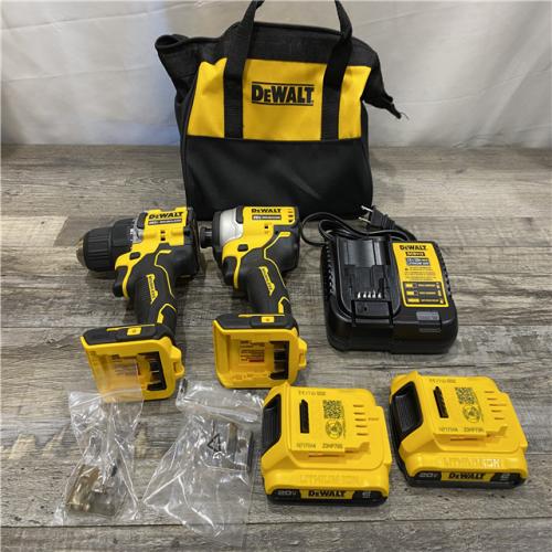 AS-IS DEWALT ATOMIC 20-Volt MAX Lithium-Ion Cordless Combo Kit