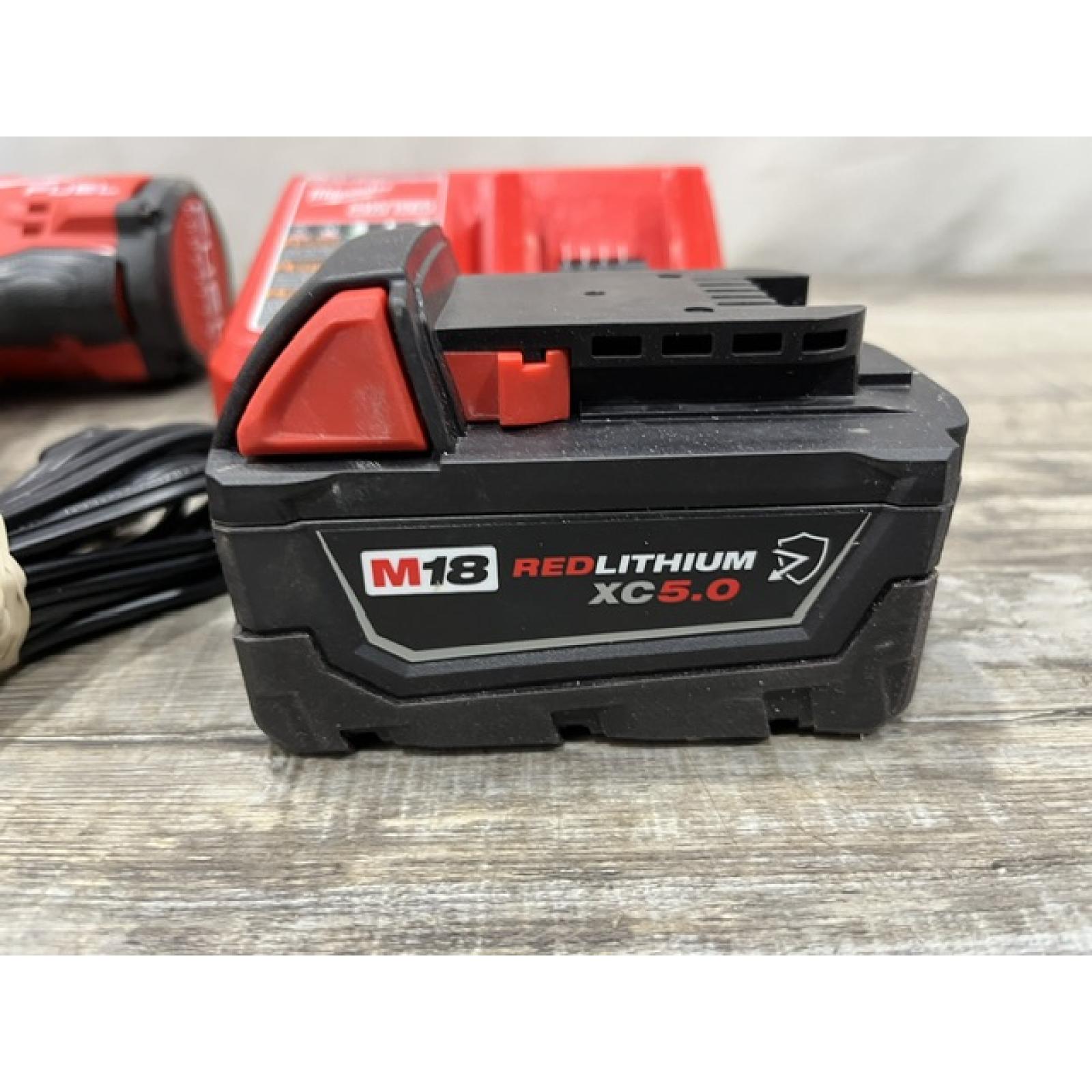 AS-IS Milwaukee FUEL 18V Lithium-Ion Brushless Cordless 1/2 in. Impact Wrench w/Friction Ring Kit