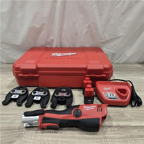 AS-IS MILWAUKEE 12V Force Logic Cordless Press Tool Kit