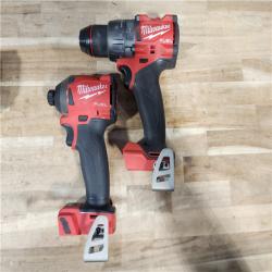 HOUSTON LOCATION - AS-IS MILWAUKEE 2 TOOL COMBO KIT W/ (2) BATTERY & CHARGER