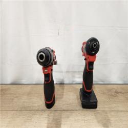 AS-IS- Milwaukee 12V Brushless Hammer Drill and Impact Driver Combo Kit