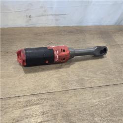 AS-IS Milwaukee FUEL 12V Lithium-Ion Brushless Cordless 1/4 in - 3/8 in Extended Ratchet (Tool-Only)