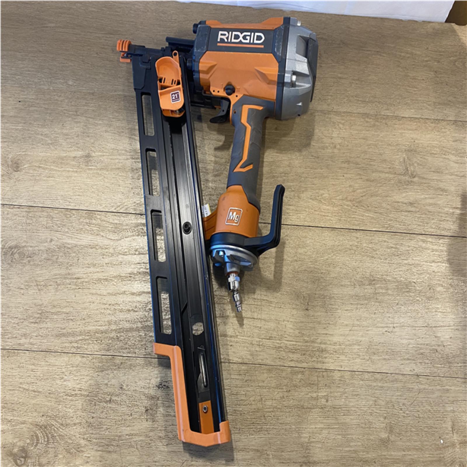 AS-ISRIDGID Pneumatic 21-Degree 3-1/2 in. Round Head Framing Nailer