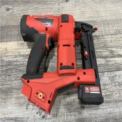 AS-IS Milwaukee FUEL 18-Volt Lithium-Ion Brushless Cordless 18-Gauge 1/4 in. Narrow Crown Stapler (Tool-Only)