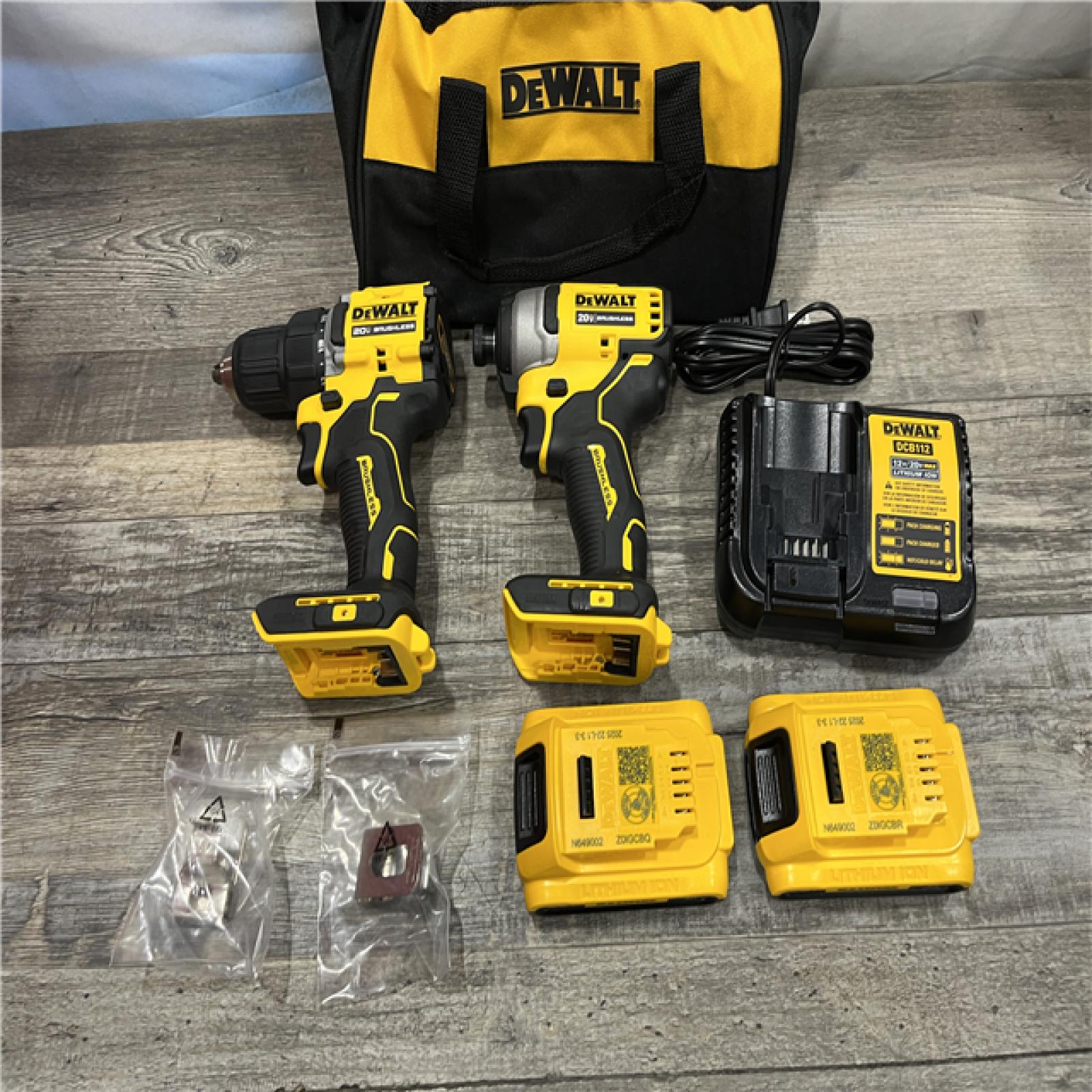 AS-IS DEWALT ATOMIC 20-Volt MAX Lithium-Ion Cordless Combo Kit