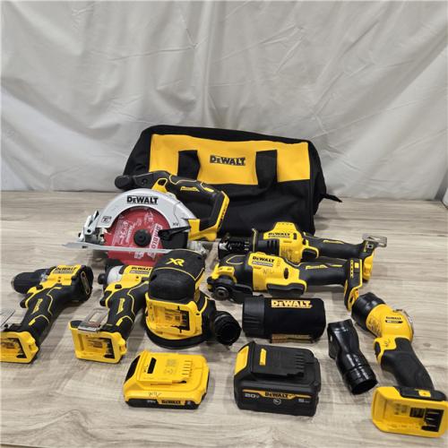 AS-IS DEWALT 20V MAX Lithium-Ion Cordless 7-Tool Combo Kit