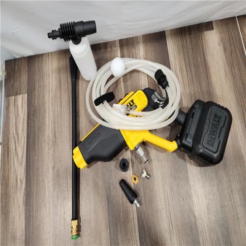 AS-IS - Dewalt 20V 550 PSI  1 GPM Cordless Power Cleaner W/ 4 Nozzles Tool-Only
