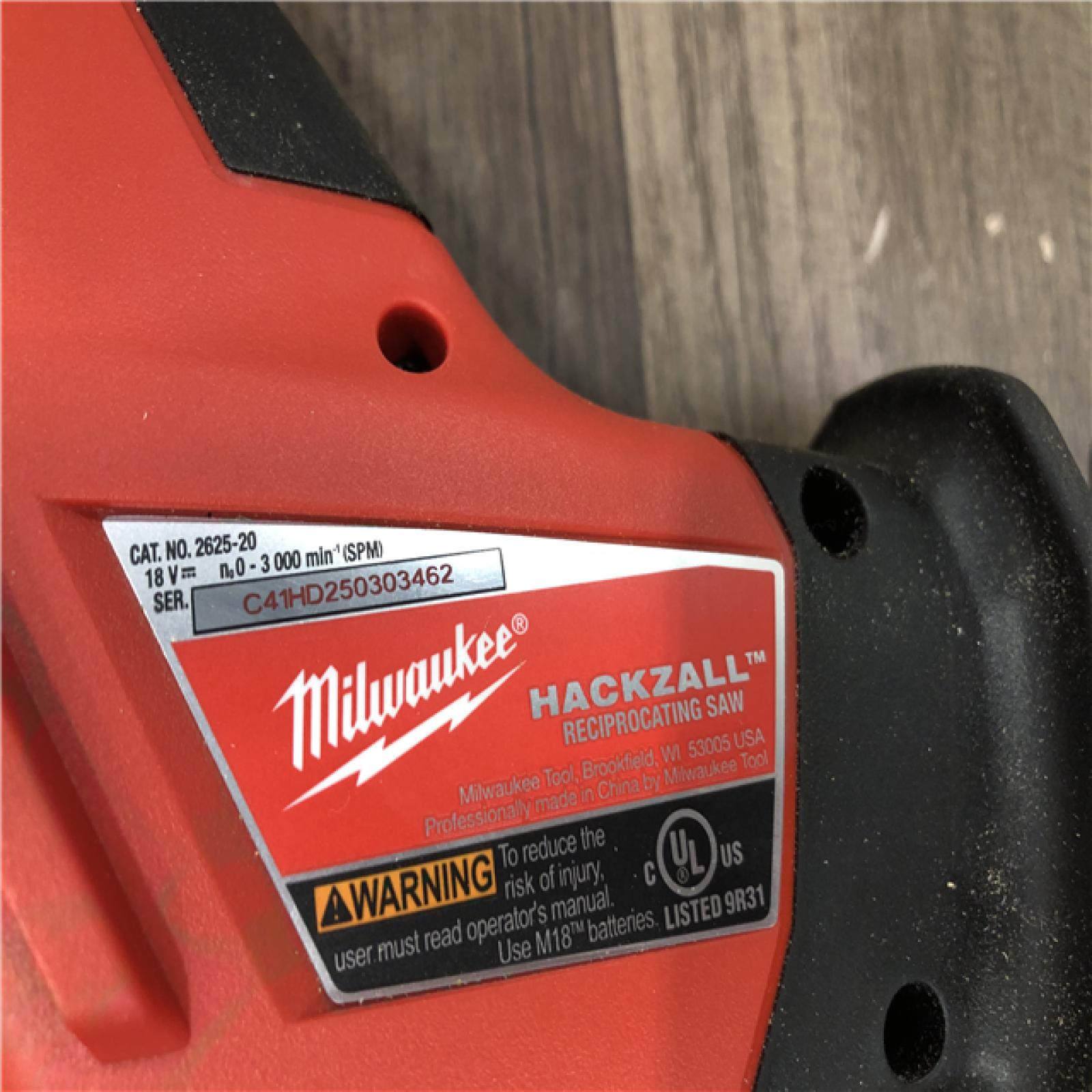 AS-IS Milwaukee 18V Lithium-Ion Cordless HACKZALL Reciprocating Saw (Tool-Only)