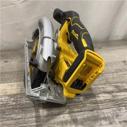 AS-IS DEWALT 20V MAX Cordless Brushless 6-1/2 in. Sidewinder Style Circular Saw (Tool Only)