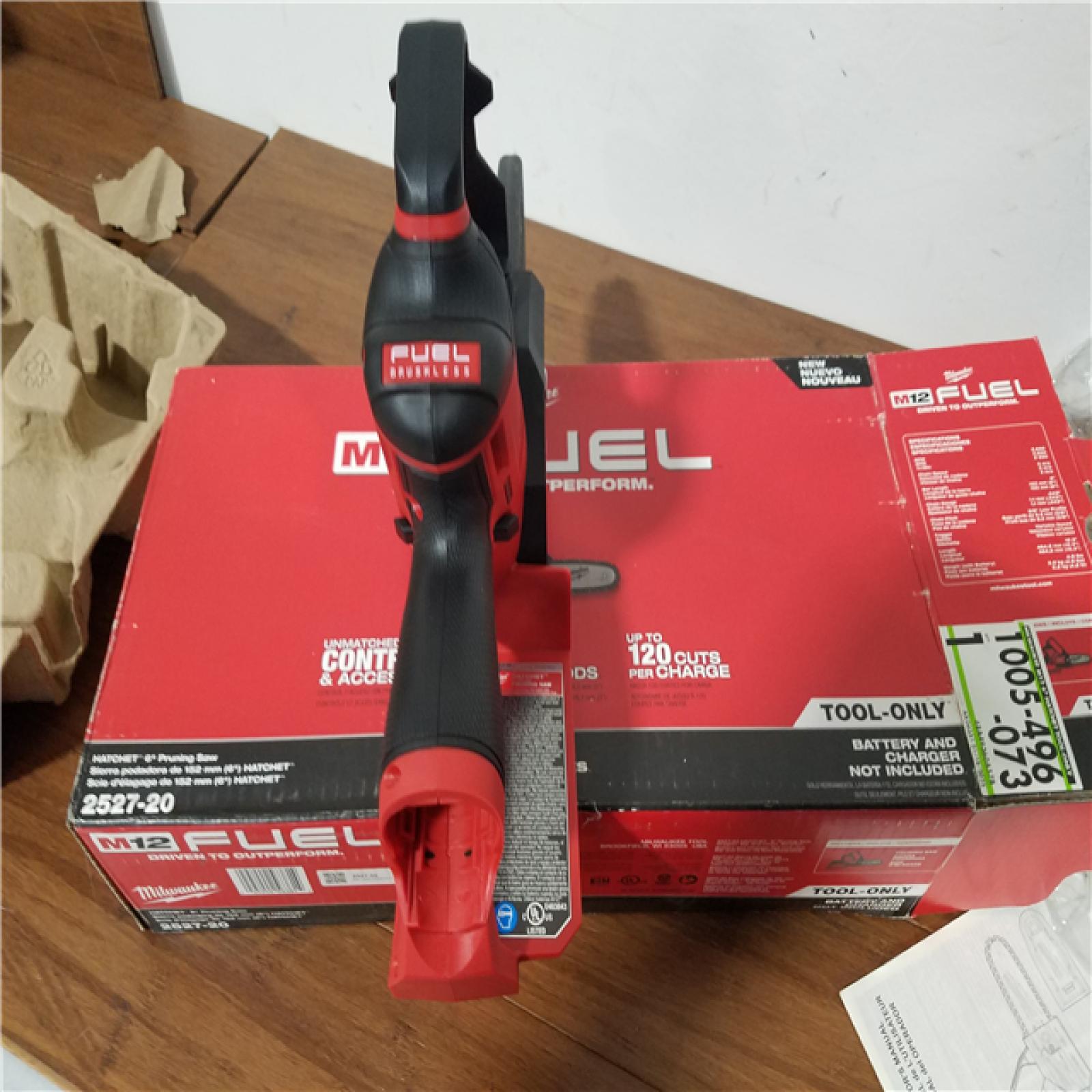 CALIFORNIA AS-IS MILWAUKEE M12 HATCHET 6PRUNING SAW TOOL ONLY