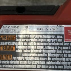 AS-IS Milwaukee FUEL 18V Lithium-Ion Brushless Cordless 4-1/2 in./5 in. Grinder w/Paddle Switch (Tool-Only)