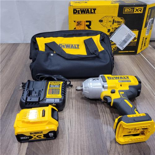 AS-IS Dewalt 20V MAX Lithium-Ion Cordless 1/2 in. Impact Wrench Kit