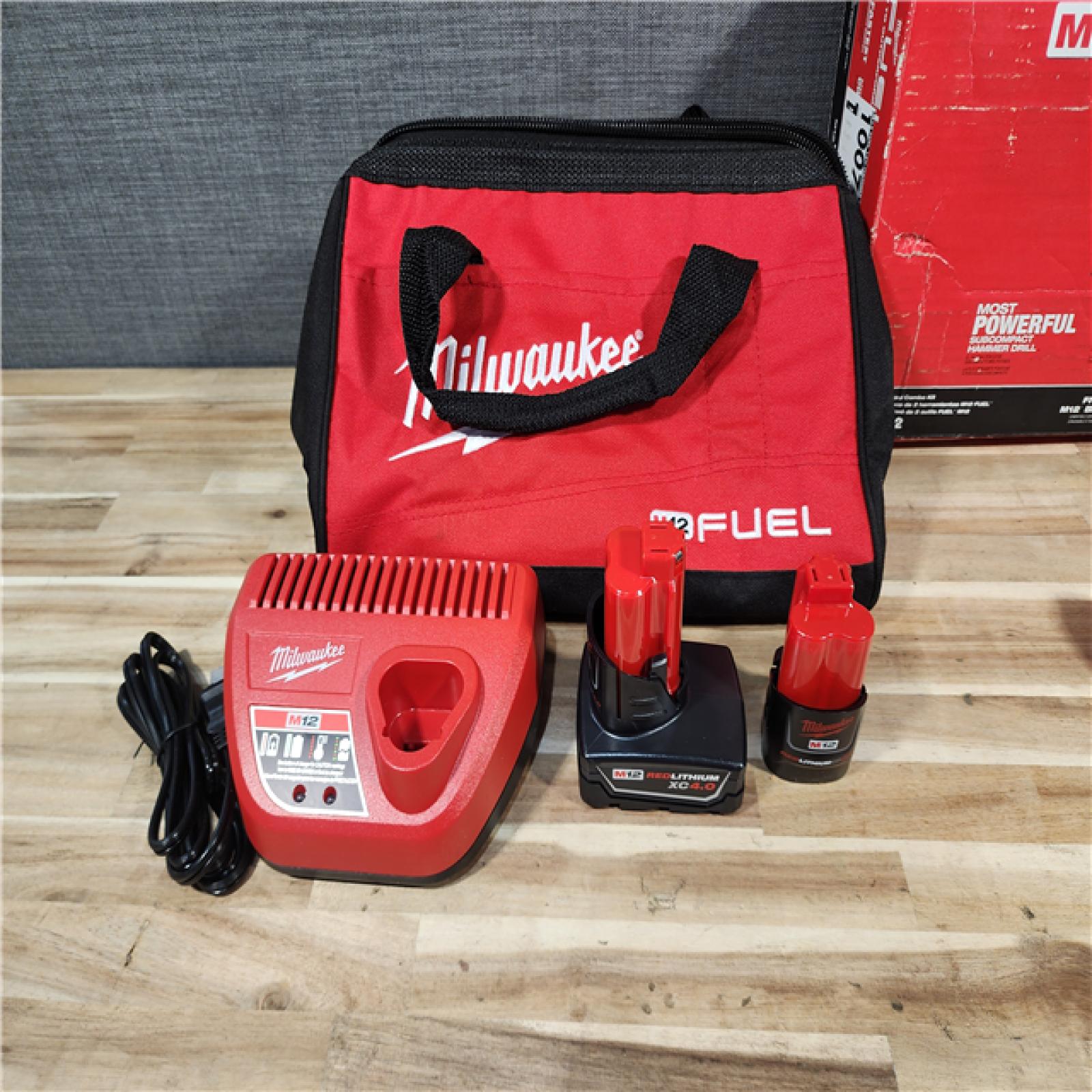 HOUSTON LOCATION - AS-IS (APPEARS LIKE NEW) Milwaukee FUEL 12-Volt Lithium-Ion Brushless Cordless Hammer Drill and Impact Driver Combo Kit