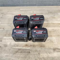 HOUSTON LOCATION - AS-IS MILWAUKEE FORGE BATTERY PACK QTY - 4