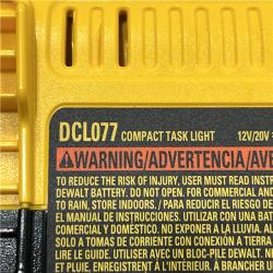 LIKE NEW - DEWALT 20-Volt MAX Lithium-Ion Compact Cordless Task Light Kit