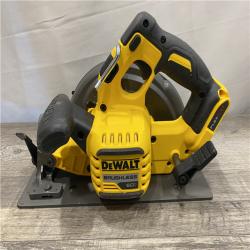 AS-IS DEWALT FLEXVOLT 60V MAX Cordless Brushless 7-1/4 in. Circular Saw with Brake (Tool Only)