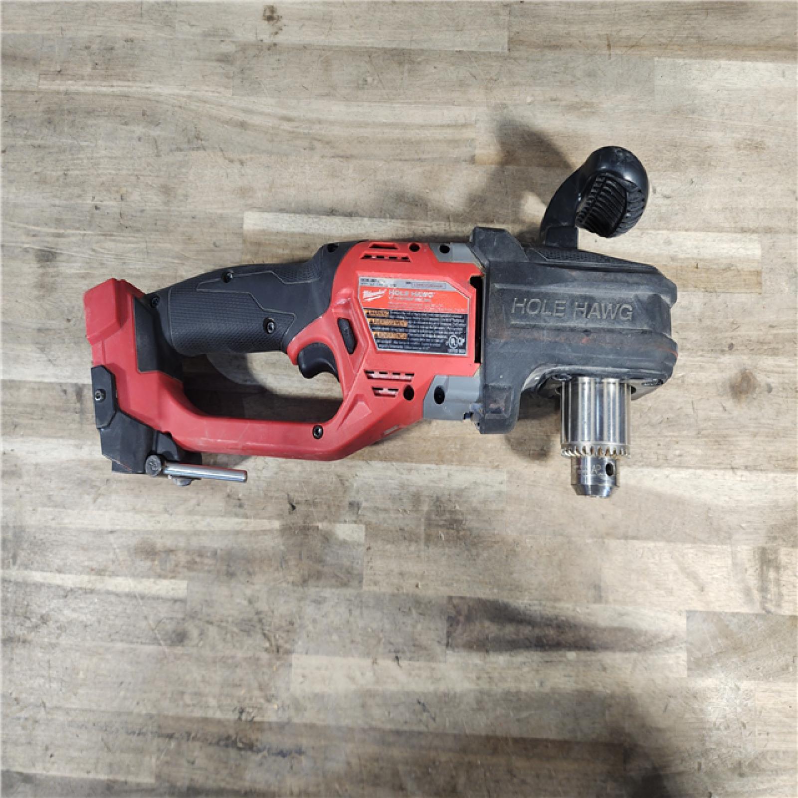 HOUSTON LOCATION - AS-IS Milwaukee M18 FUEL GEN II Brushless Cordless 1/2 in. Hole Hawg Right Angle Drill (Tool-Only)