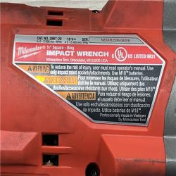 AS-IS Milwaukee FUEL 18V Lithium-Ion Brushless Cordless 1/2 in. Impact Wrench w/Friction Ring Kit