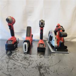 AS-IS- Milwaukee M18 Cordless Brushless 4 Tool Combo Kit