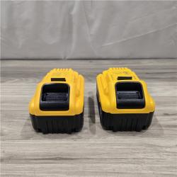 AS-IS DEWALT DCB206-2 6.0Ah 20V MAX Battery (2 Pack)