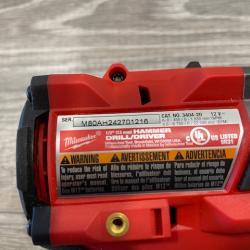 AS-IS Milwaukee FUEL 12V Lithium-Ion Brushless Cordless 1/2 in. Hammer Drill (Tool-Only)