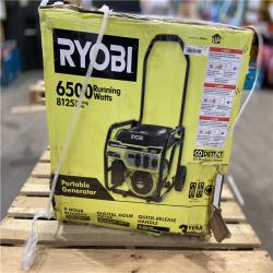 DALLAS LOCATION - RYOBI 6,500-Watt Gasoline Powered Portable Generator with CO Shutdown Sensor